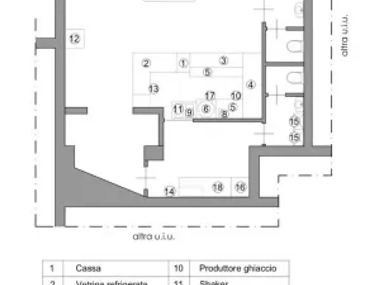 Bar in Via Eduardo Nicolardi 6, Napoli, {3} - Planimetria 1