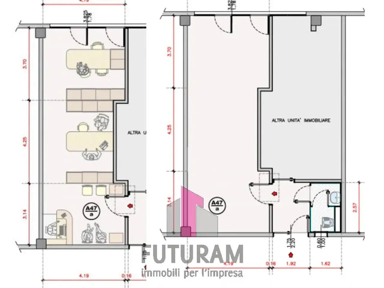 Ufficio in Via Roma 1, Camisano Vicentino, {3} - Planimetria 1