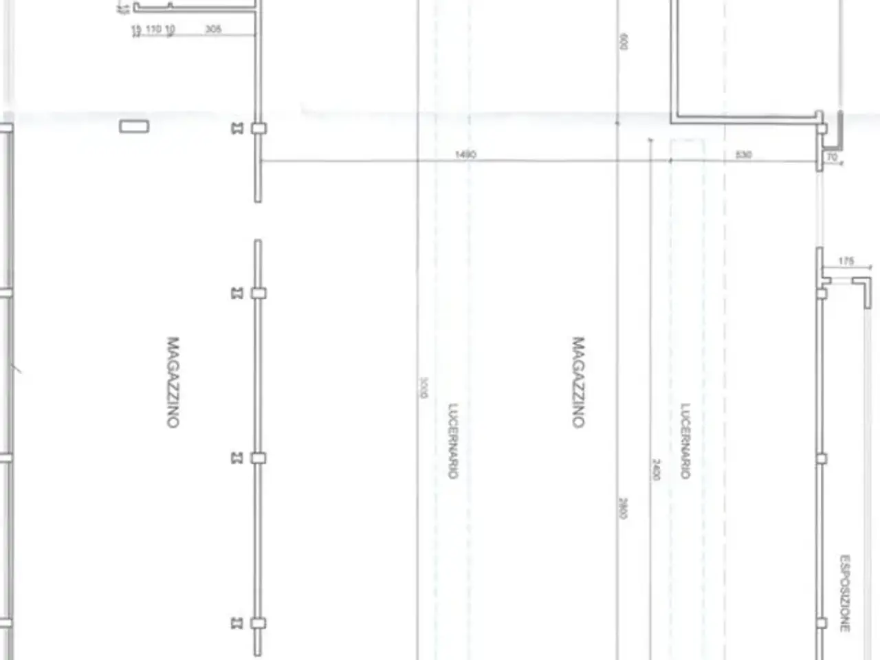 Capannone in Via Giuseppe Garibaldi, Monte Cremasco, {3} - Planimetria 1