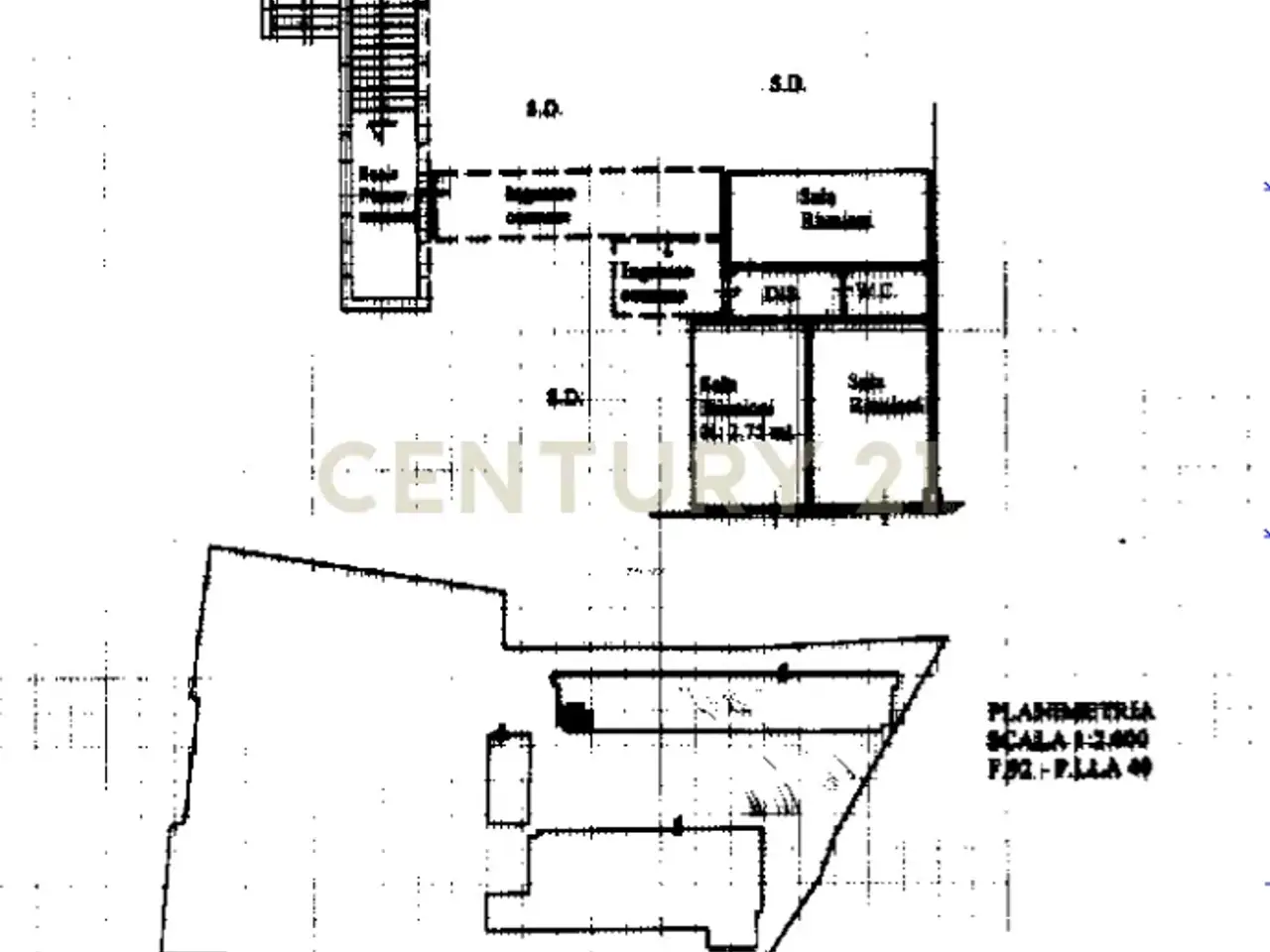 Ufficio in Via De Barberi 108, Grosseto, {3} - Planimetria 1