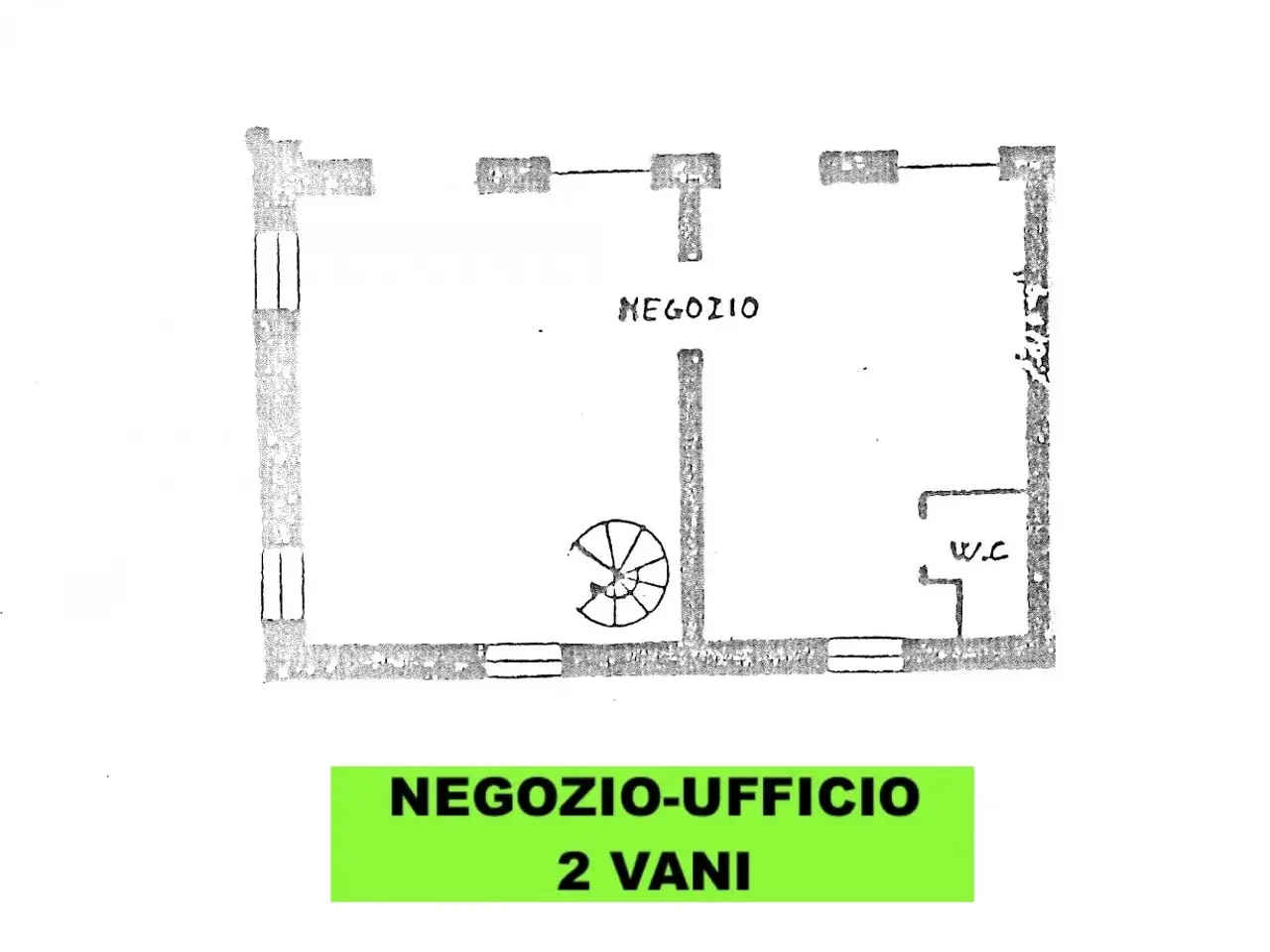 Ufficio in Via Mura Barriera Ponente 13, Cesena, {3} - Planimetria 1