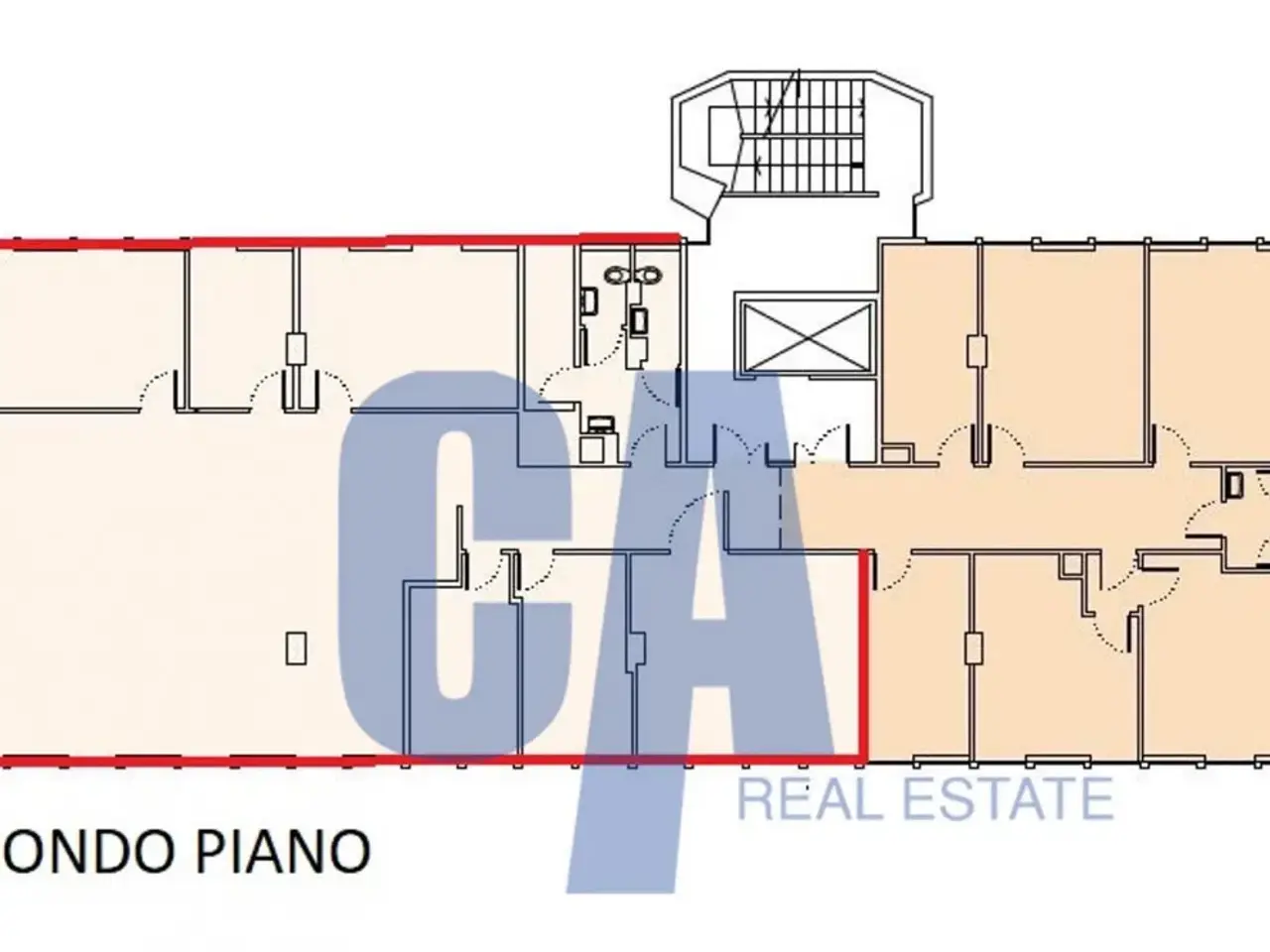 Ufficio in Vicolo Simonetta, Caponago, {3} - Planimetria 1