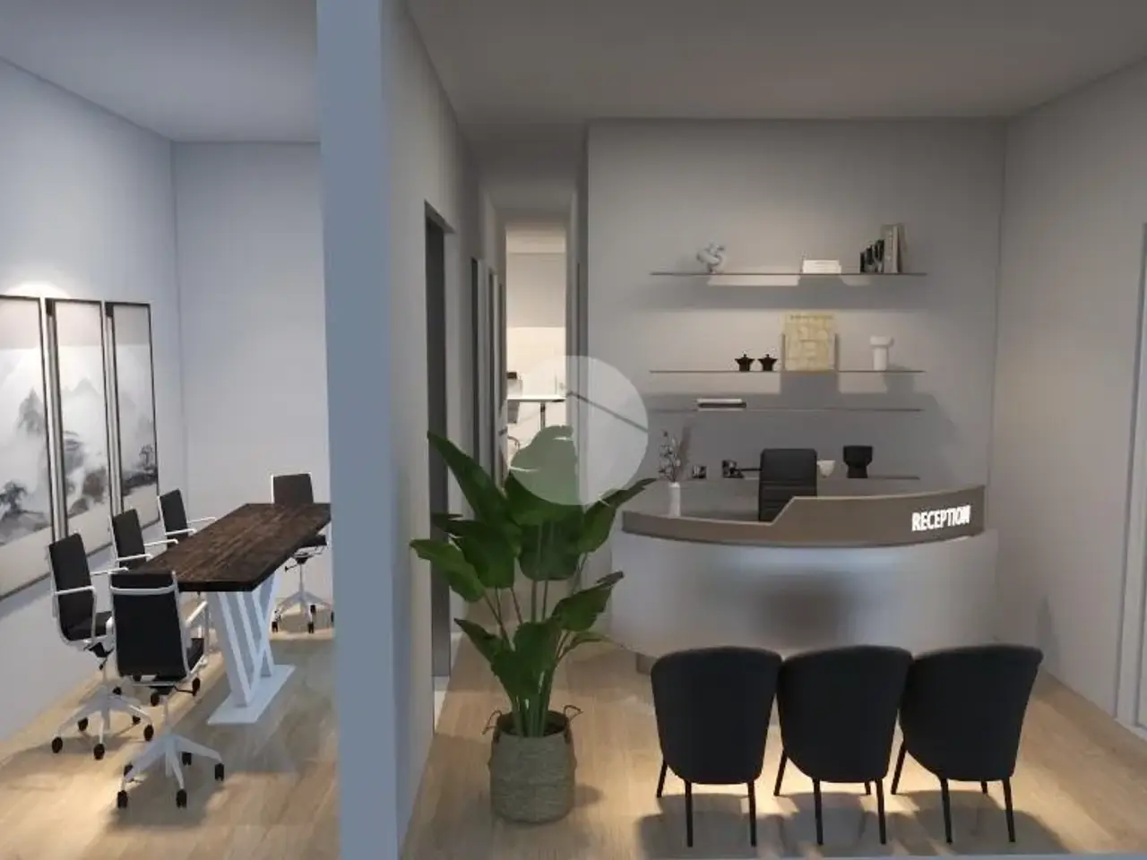 Ufficio in Ufficio Via della Valle 46, Carate Brianza, {3} - Planimetria 1