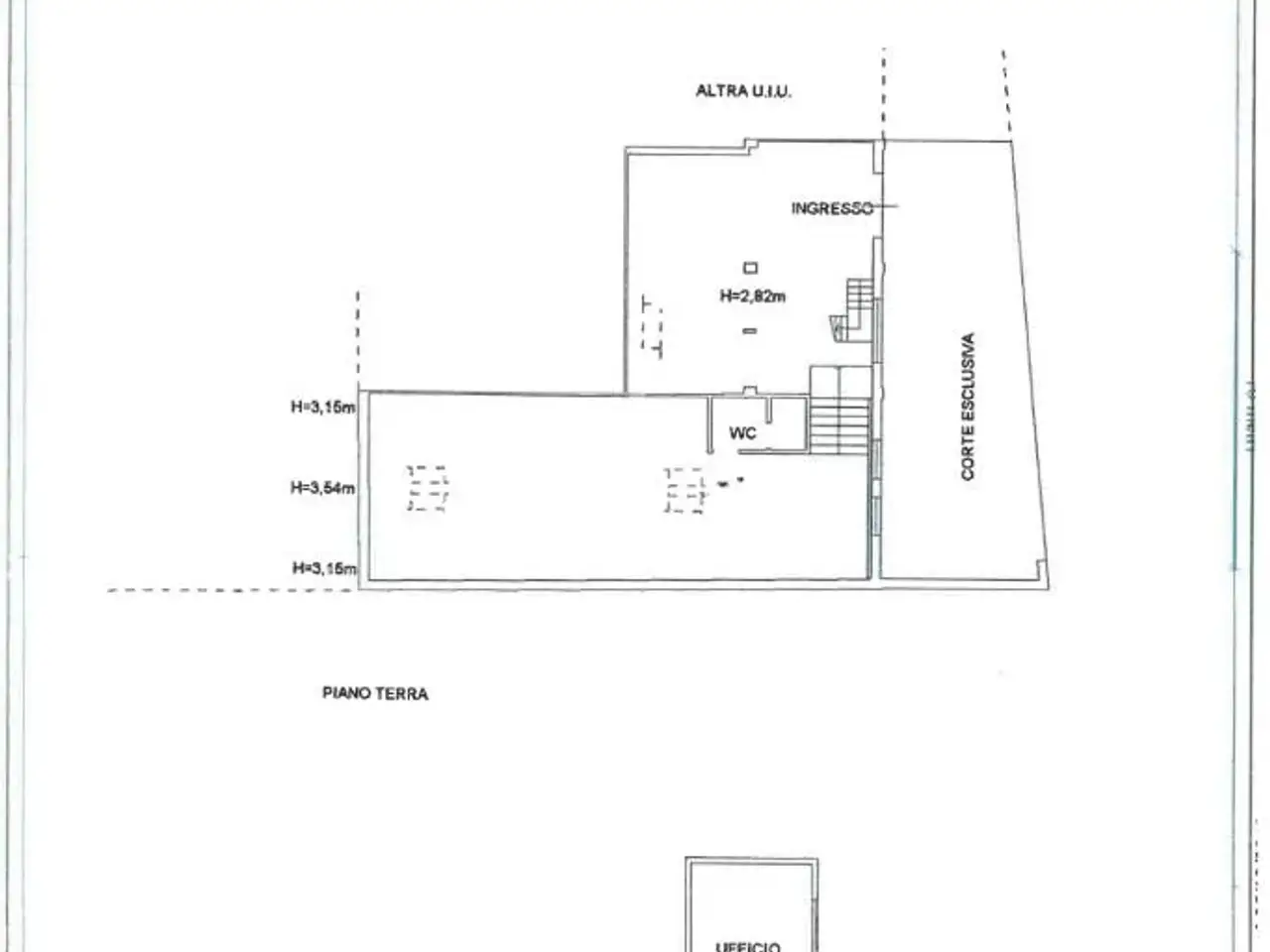 Ufficio in Via Silvestrini 4, Verona, {3} - Planimetria 1