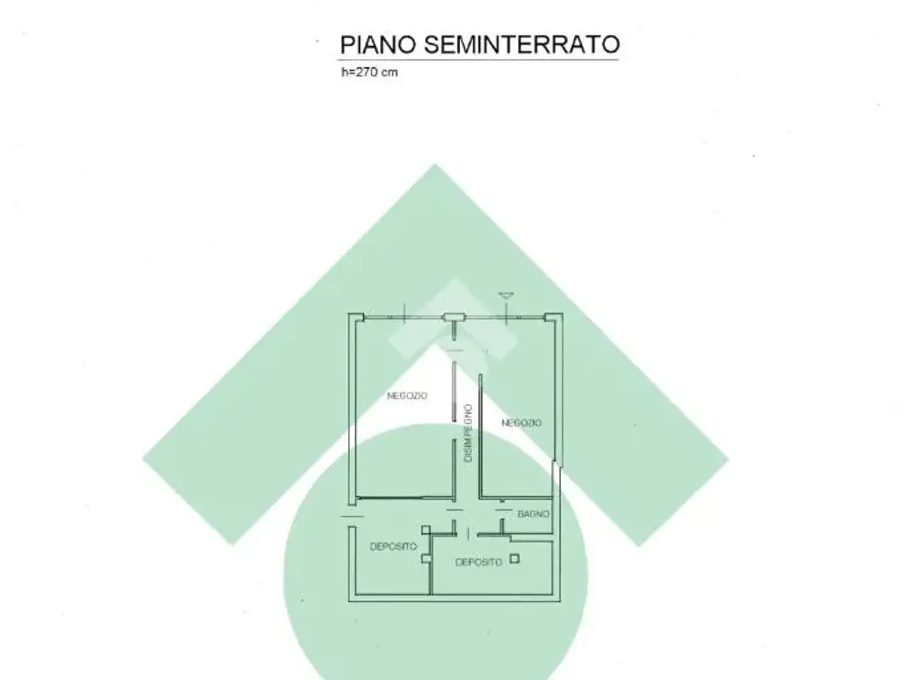 Negozio in Frazione Pont Suaz 129, Charvensod, {3} - Planimetria 1