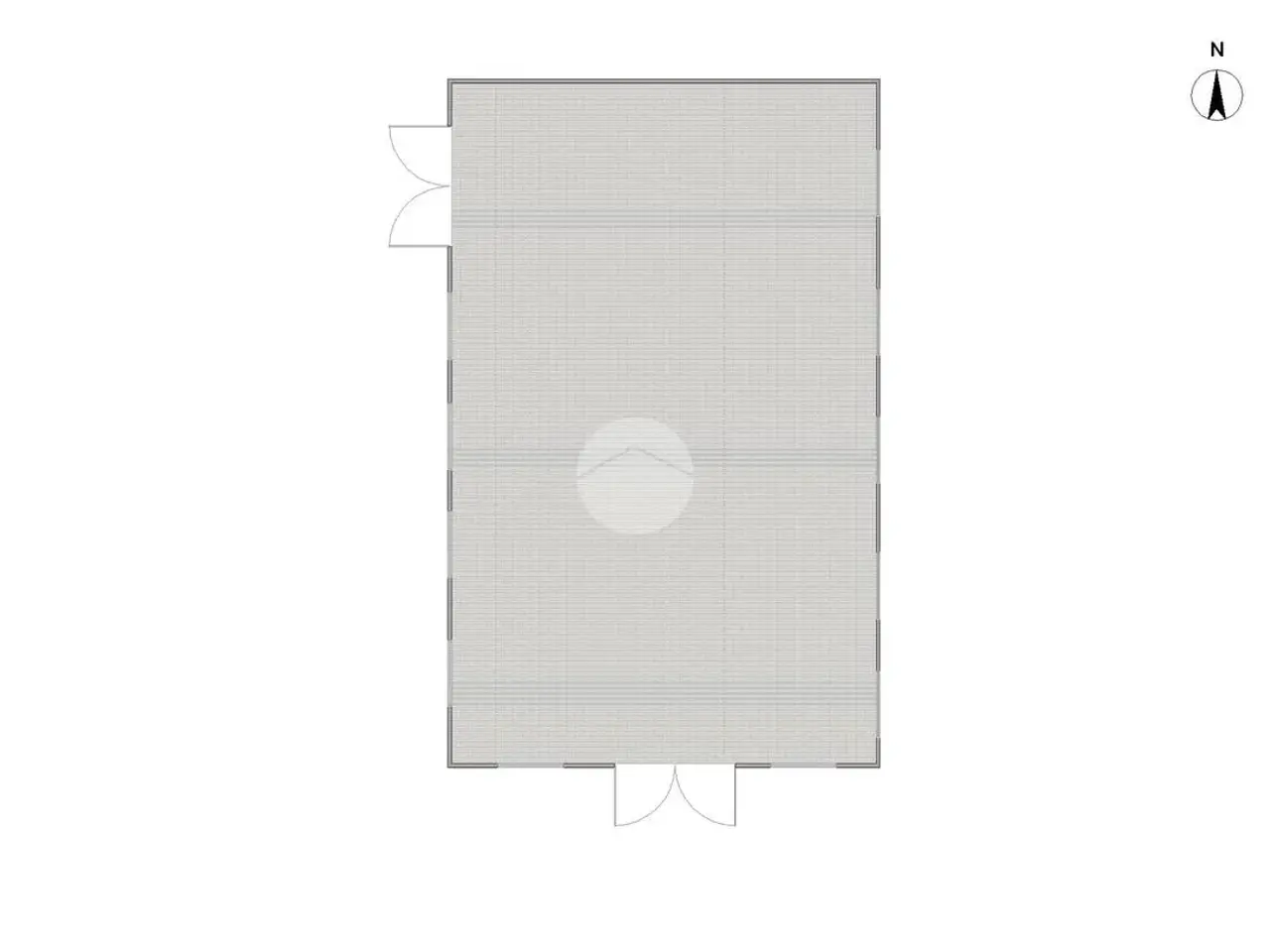 Capannone in Via dei Pini 22, Casalromano, {3} - Planimetria 1