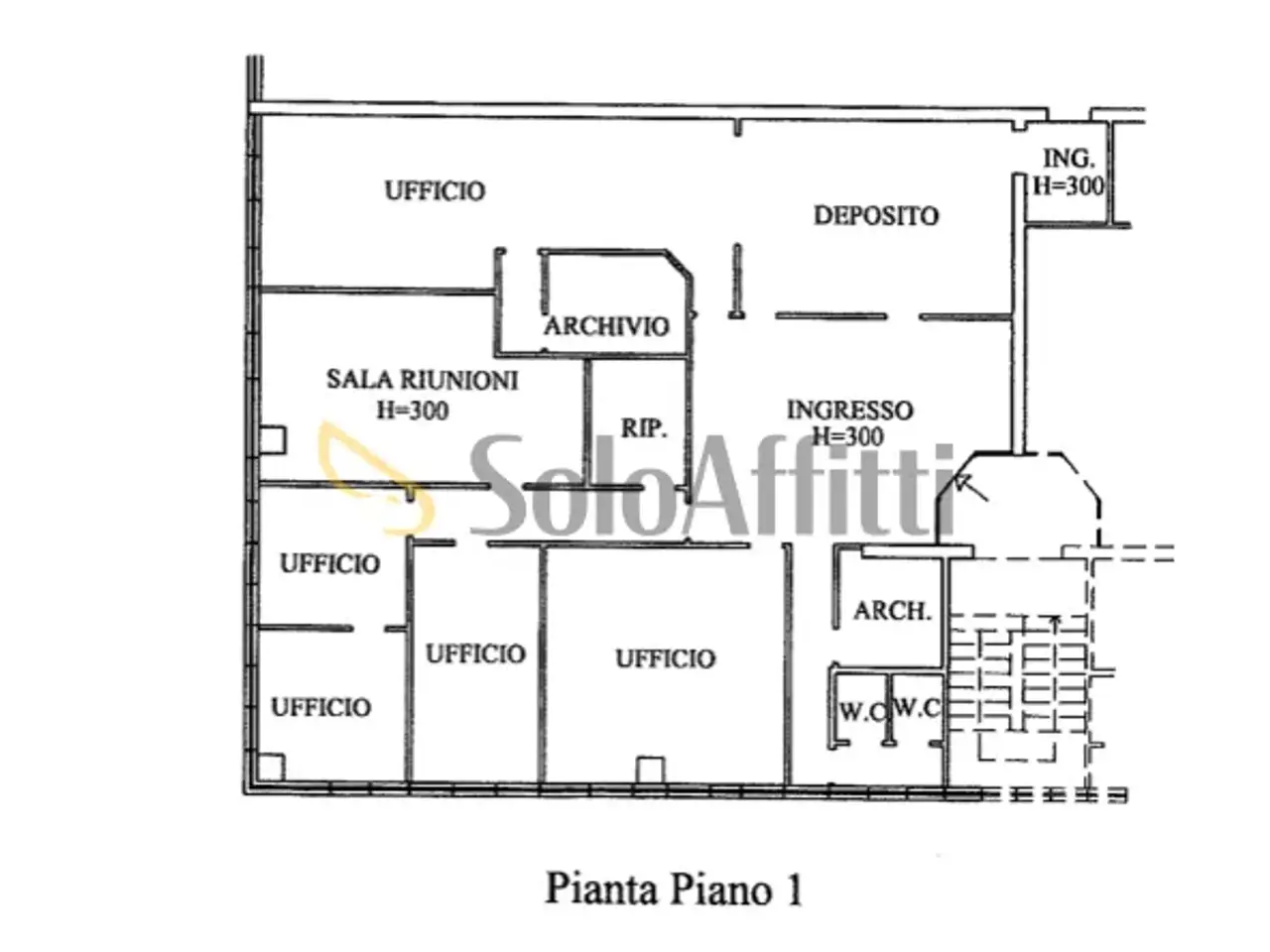 Ufficio in Massetana Romana, Siena, {3} - Planimetria 1