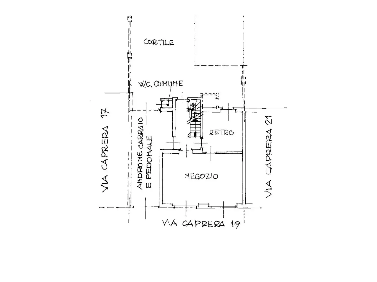 Negozio in Via Caprera 19, Torino, {3} - Planimetria 1