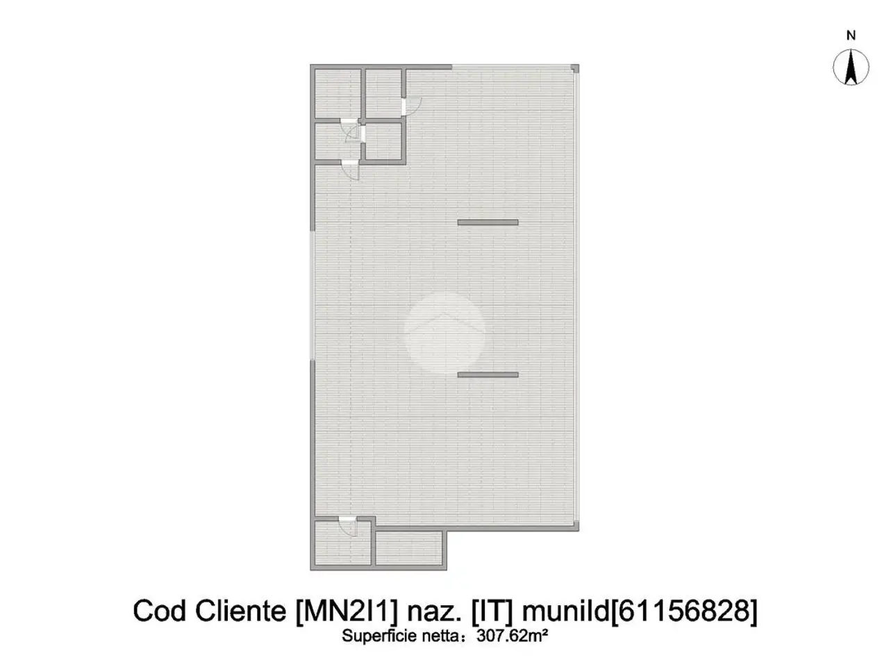 Ufficio in Via Mantova, Castiglione Delle Stiviere, {3} - Planimetria 1