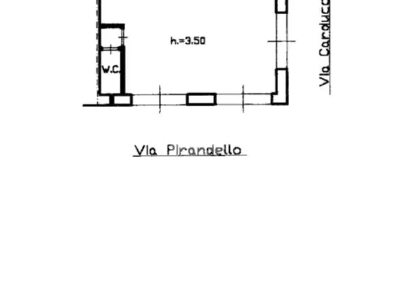 Ufficio in Via Luigi Pirandello 5, Martina Franca, {3} - Planimetria 1