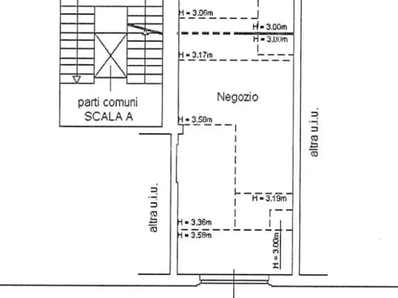 Negozio in Via N. a. Porpora 9, Milano, {3} - Planimetria 1