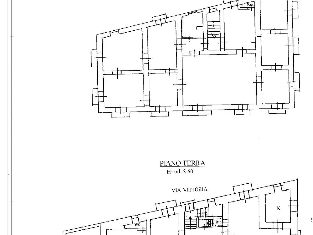 Fabbricato misto in Vittorio Emanuele 226,228,230, Agira, {3} - Planimetria 1