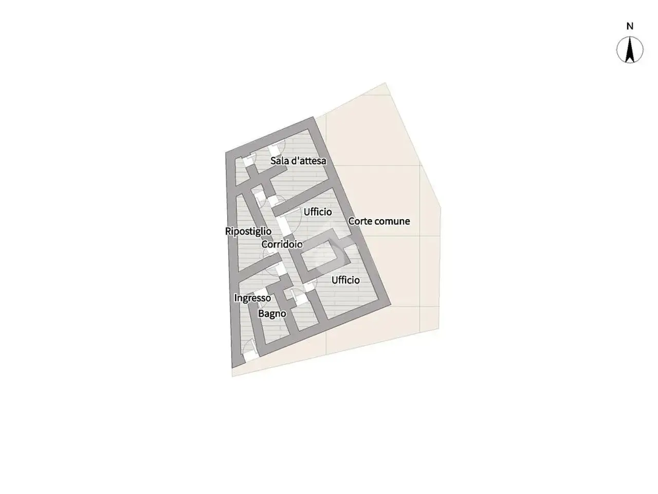 Ufficio in Via Fiamminghino 2 2, Bienno, {3} - Planimetria 1