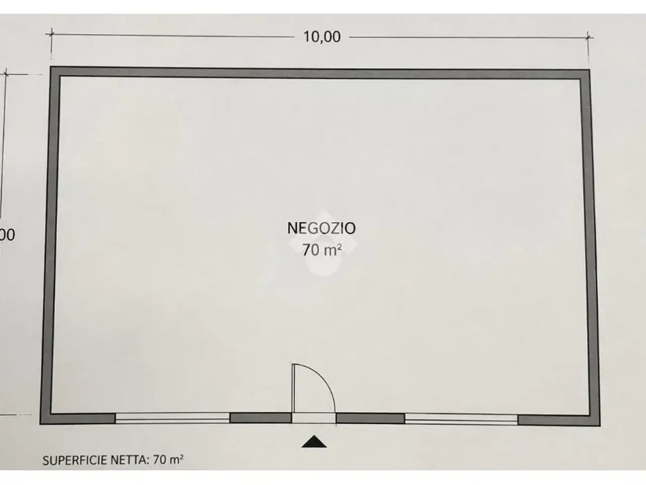 Negozio in Via Gardale 1, Palazzolo Sull'Oglio, {3} - Planimetria 1