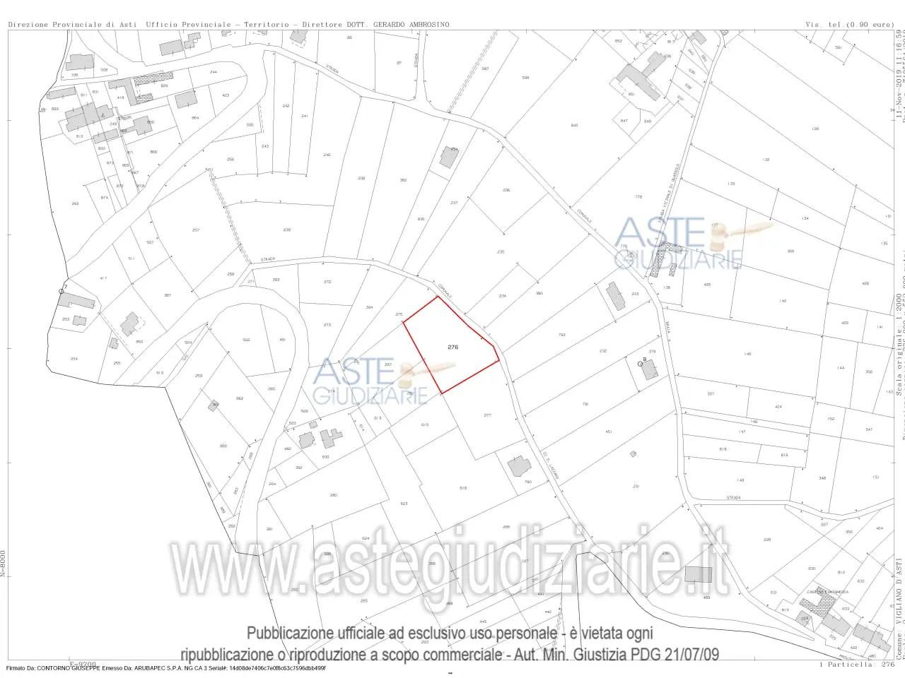 Fabbricato misto in Via Duca d Aosta 10 10, Vigliano D'Asti, {3} - Planimetria 1