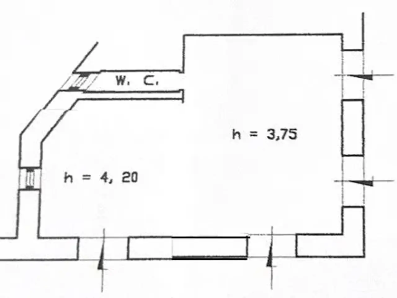 Negozio in Via Ascanio, Napoli, {3} - Planimetria 1