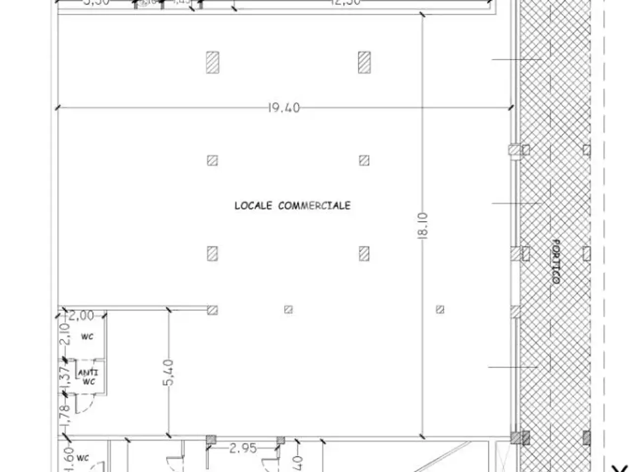 Negozio in Via IV Negroni 2, Ariccia, {3} - Planimetria 1