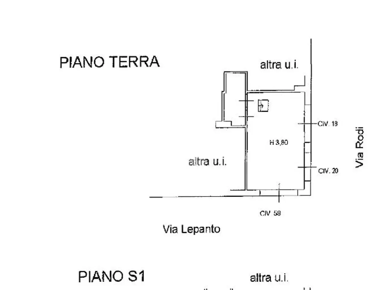 Negozio in Via Lepanto 58, Napoli, {3} - Planimetria 1