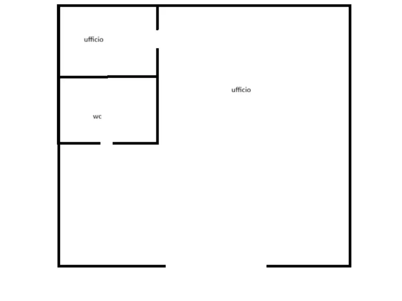 Negozio in Via Antegnate 14, Antegnate, {3} - Planimetria 1