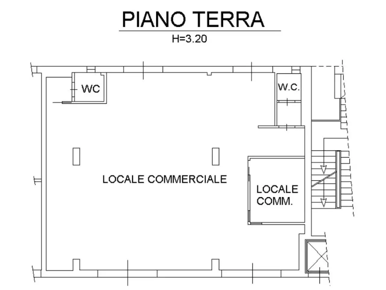 Negozio in Via Agostino Stellato 89, San Prisco, {3} - Planimetria 1