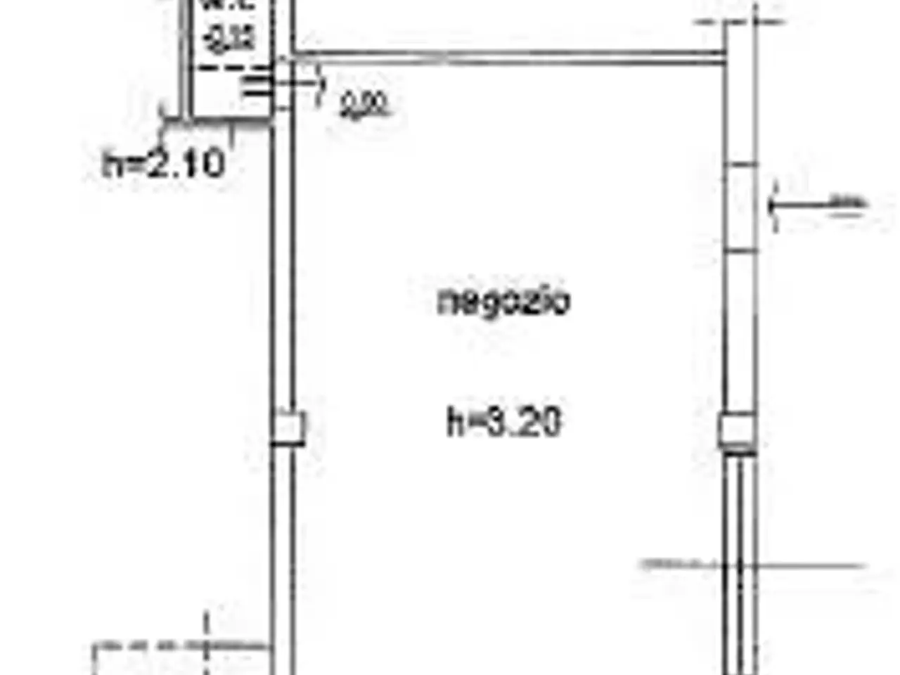 Negozio in Viale Parini, Citta' Di Castello, {3} - Planimetria 1
