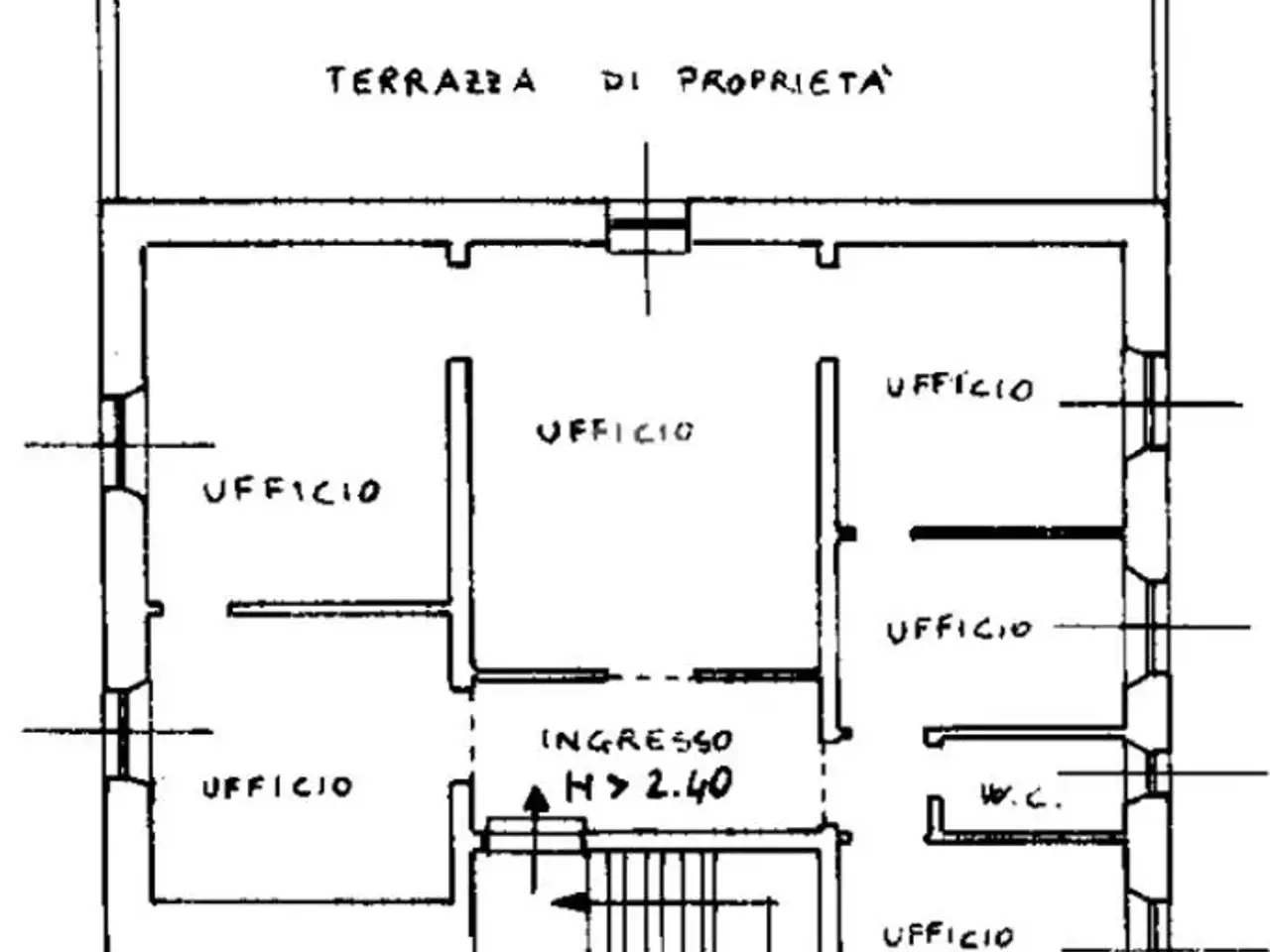 Ufficio in Piazza Giuseppe Verdi 41, La Spezia, {3} - Planimetria 1