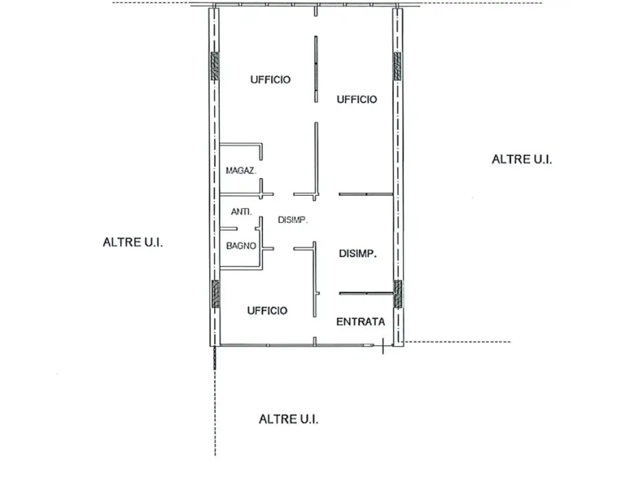 Ufficio in Via Luigi Galvani, Spresiano, {3} - Planimetria 1