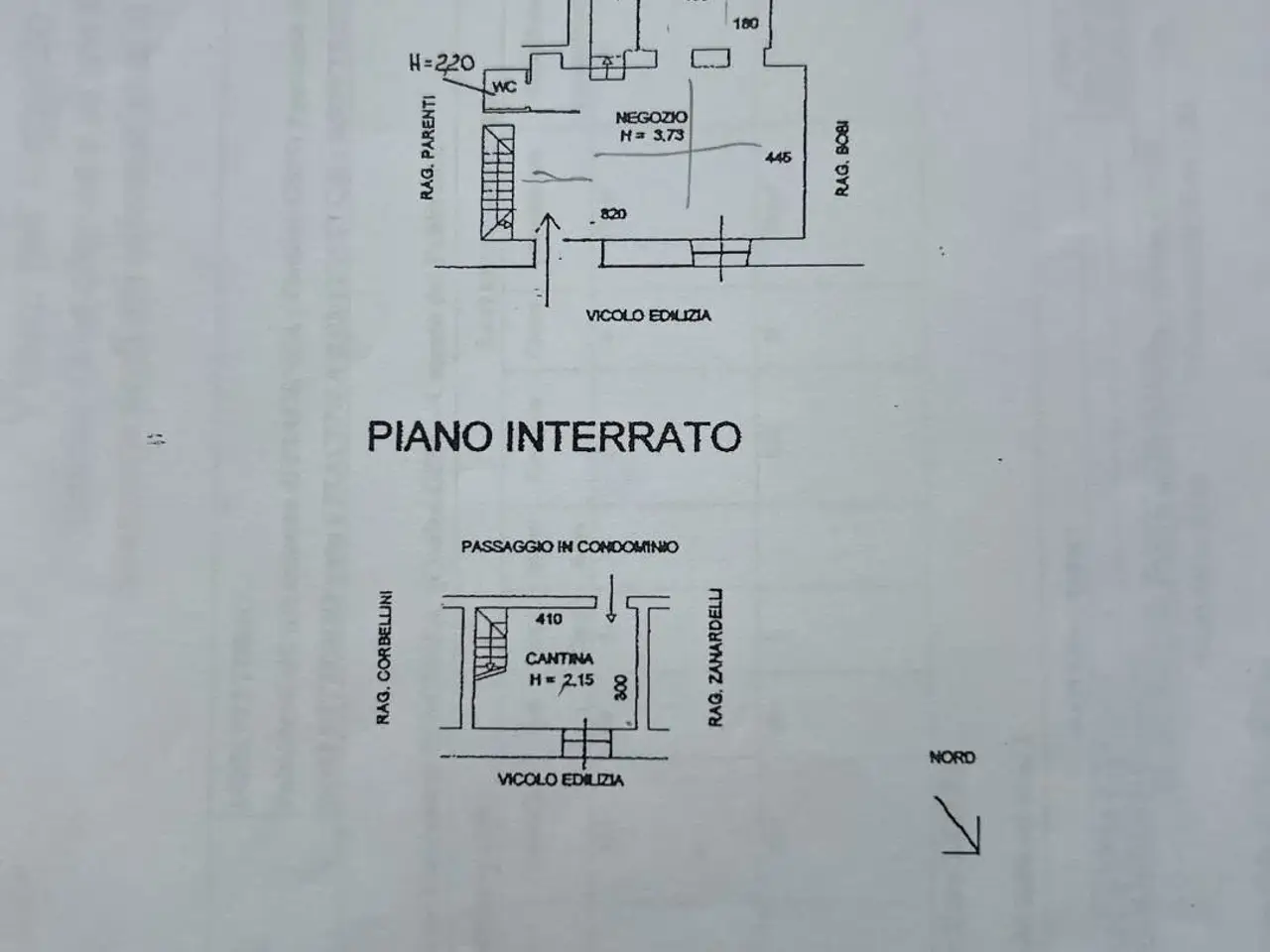Ufficio in Corso Vittorio Emanuele, Piacenza, {3} - Planimetria 1