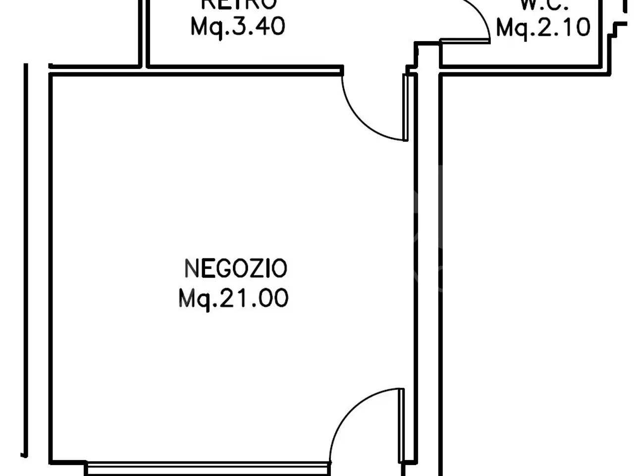 Negozio in , Padova, {3} - Planimetria 1