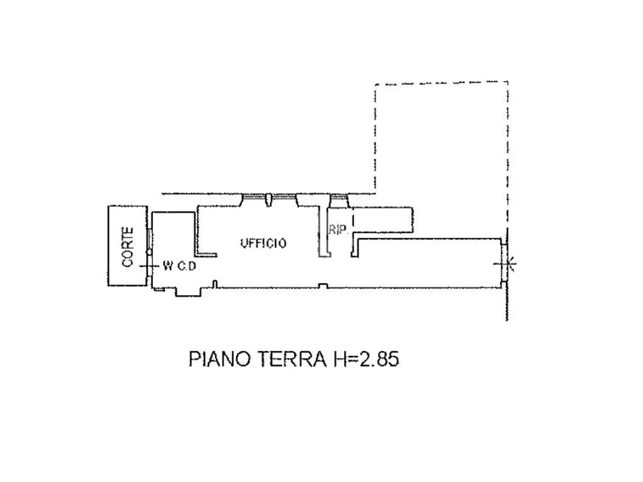 Ufficio in Via dei Preti 12, Firenze, {3} - Planimetria 1