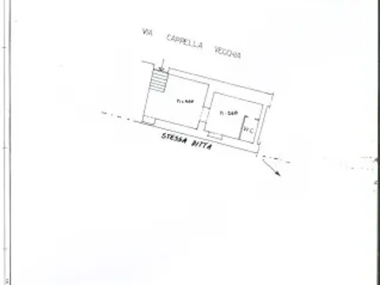 Negozio in Vico Santa Maria a Cappella Vecchia 47a, Napoli, {3} - Planimetria 1