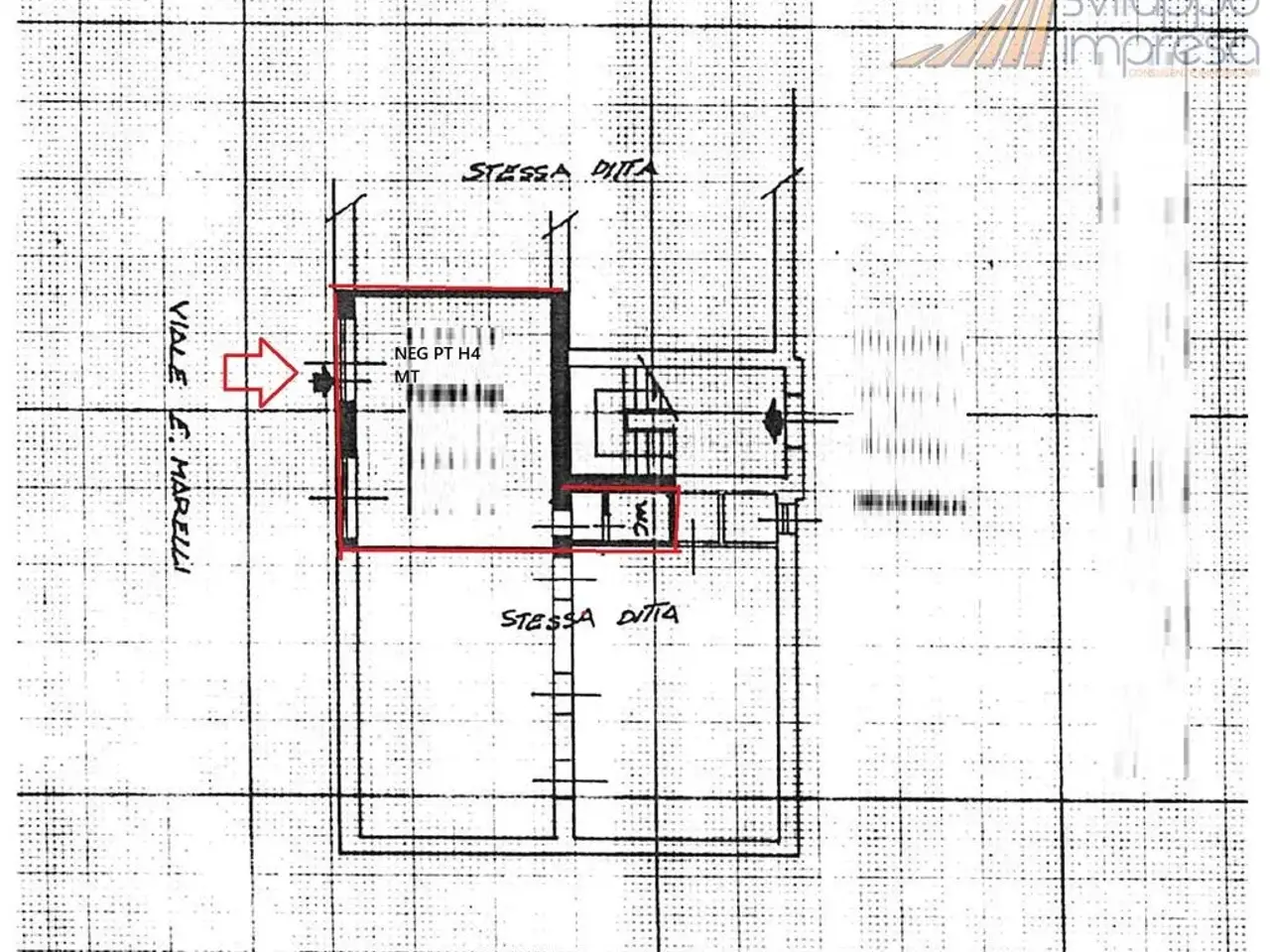 Negozio in , Sesto San Giovanni, {3} - Planimetria 1