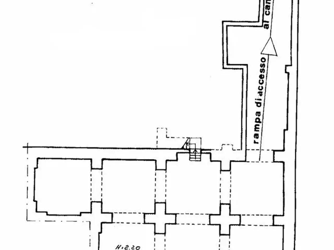 Magazzino in Via Diocleziano, Napoli, {3} - Planimetria 1