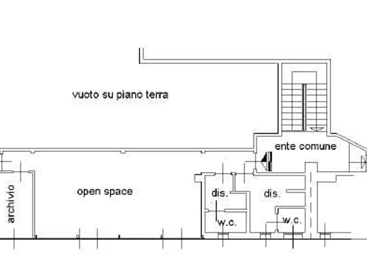 Ufficio in Via Manzoni, Montano Lucino, {3} - Planimetria 1