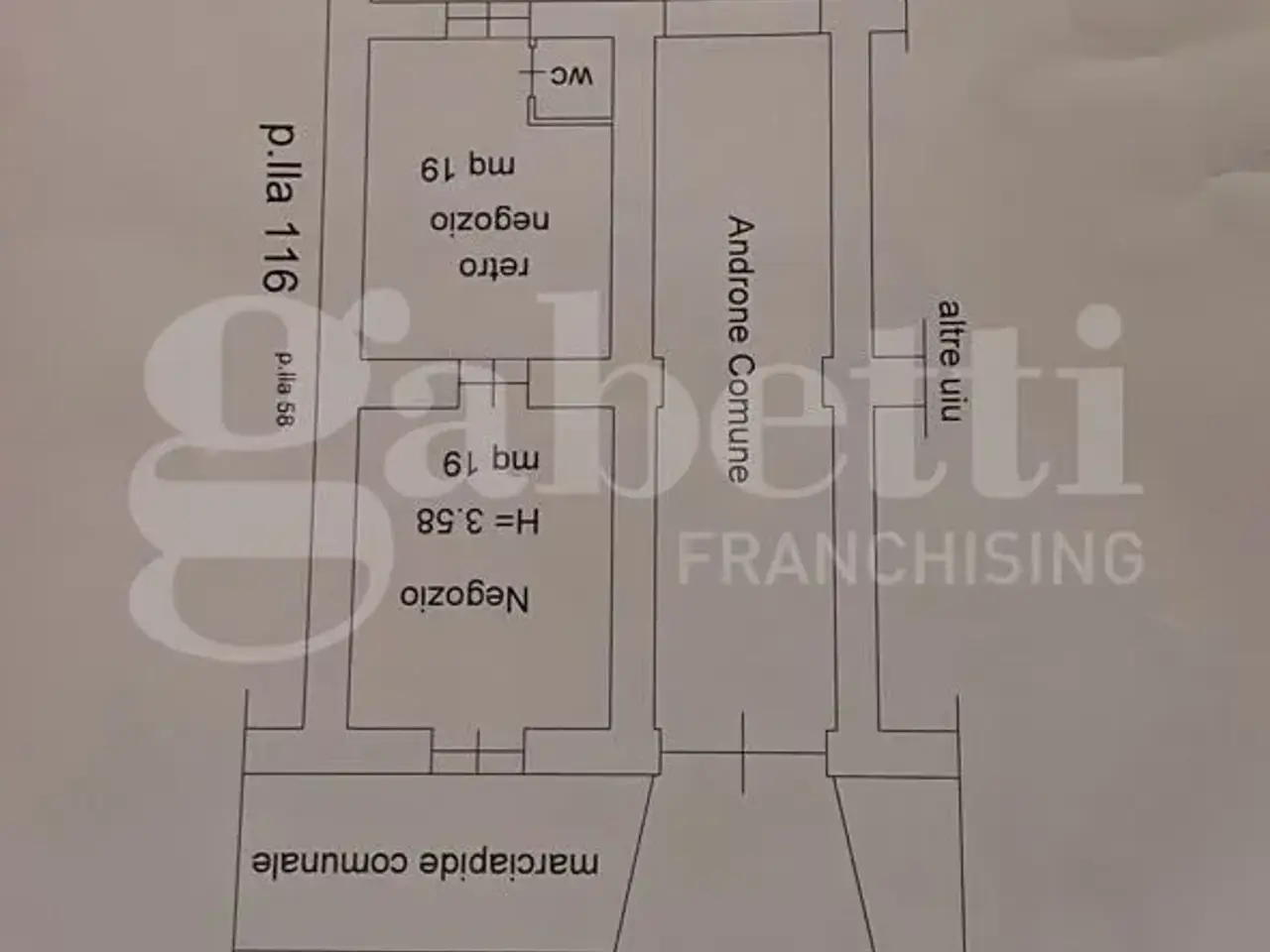 Negozio in Via Giovanni XXIII  40, Frattaminore, {3} - Planimetria 1