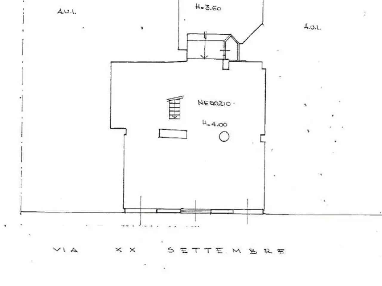 Negozio in Via XX Settembre, Brescia, {3} - Planimetria 1