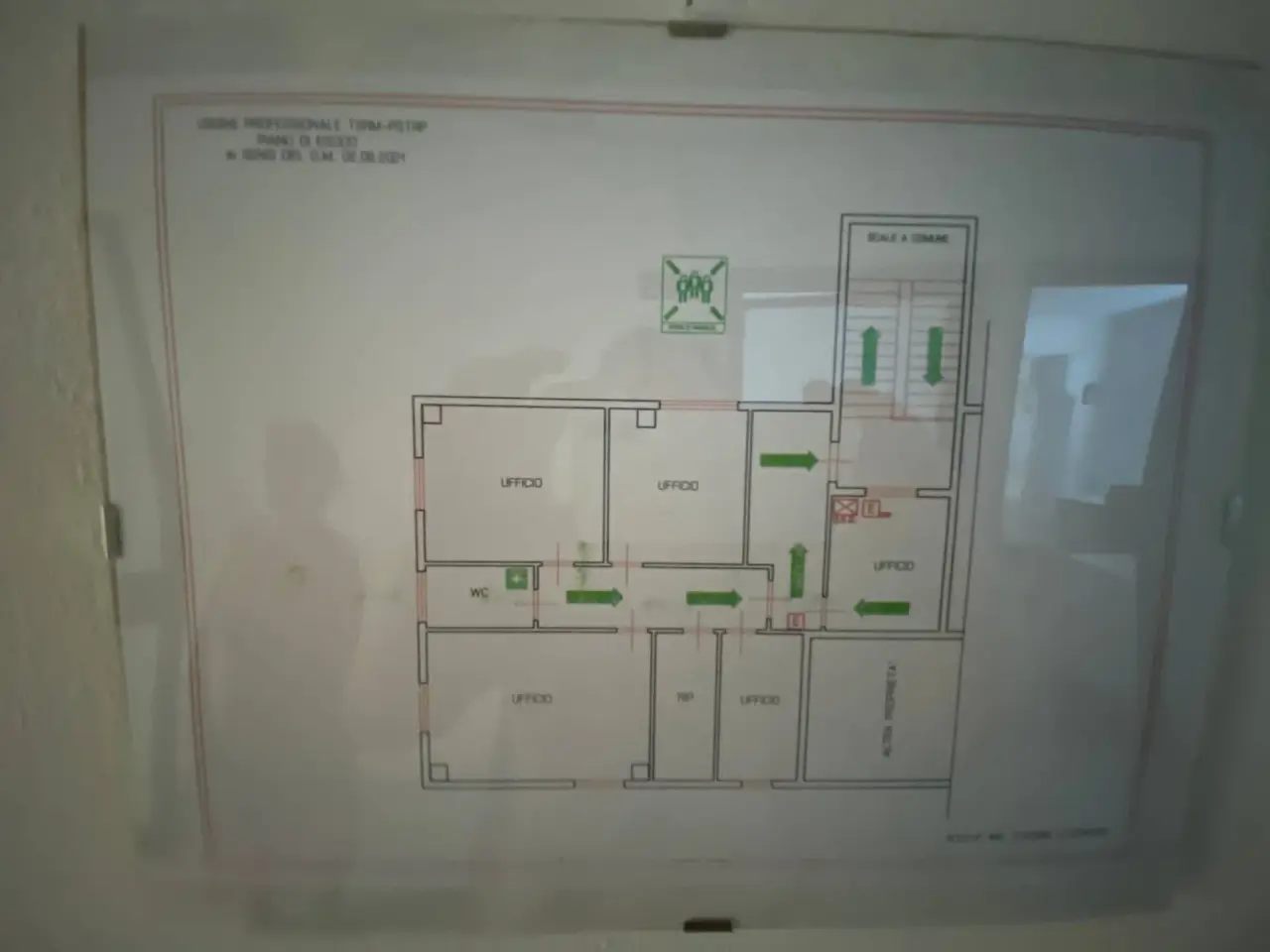 Ufficio in Via Tegulaia 15, Pisa, {3} - Planimetria 1
