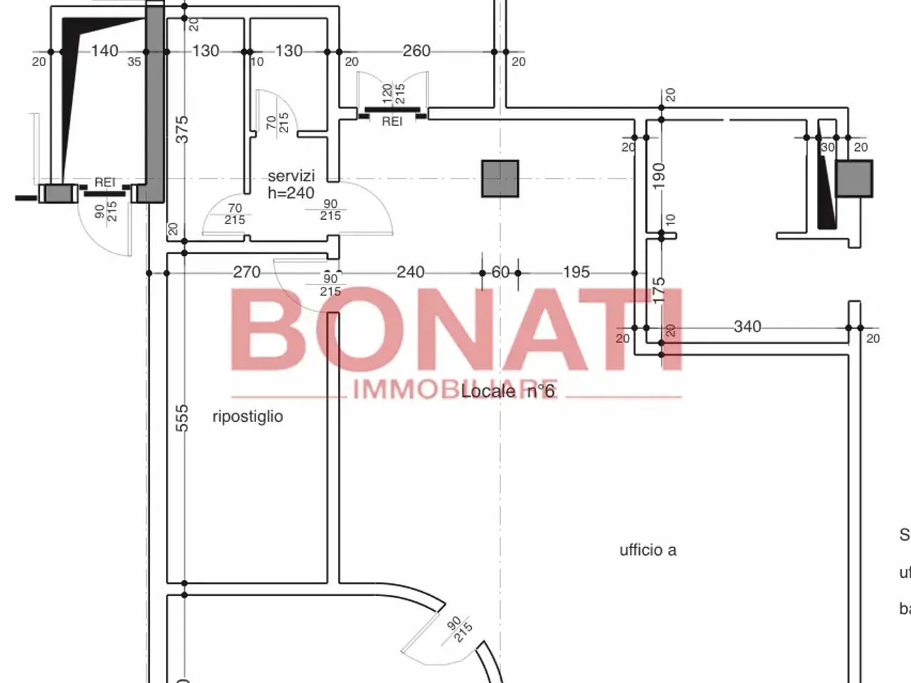 Ufficio in Via Fontevivo 21l, La Spezia, {3} - Planimetria 1