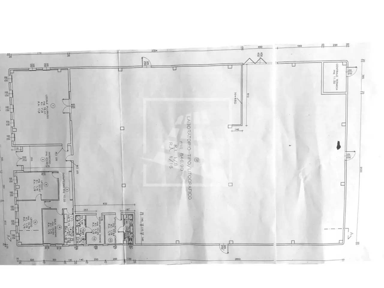 Capannone in Via Giuseppe di Vittorio 13, Cavriago, {3} - Planimetria 1