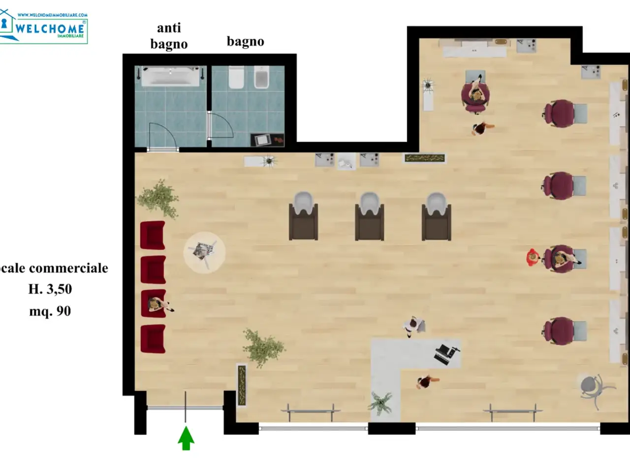 Negozio in , Quartucciu, {3} - Planimetria 1