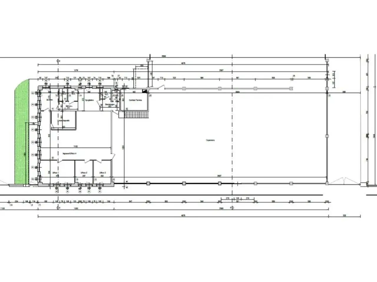 Capannone in Via delle Ceramiche 4, Savigliano, {3} - Planimetria 1