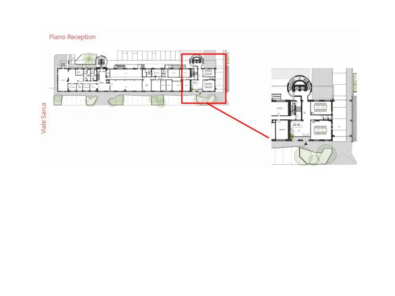 Ufficio in Viale Sarca 336, Milano, {3} - Planimetria 1