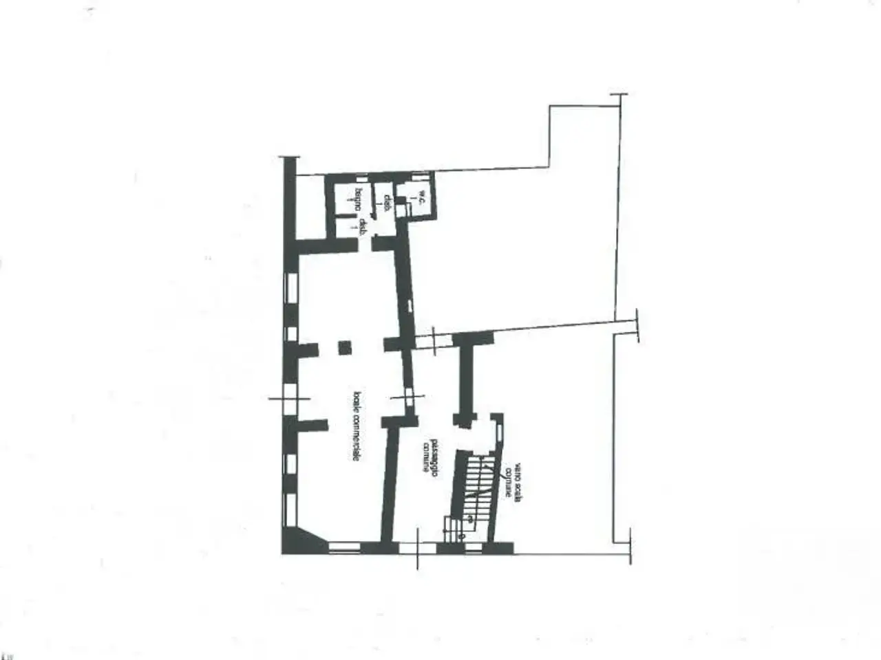 Negozio in Piazza Rosmini 2, Rovereto, {3} - Planimetria 1