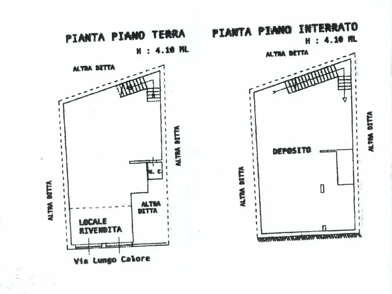 Palazzina commerciale in Lungocalore Manfredi di Svevia 7-7a, Benevento, {3} - Planimetria 1