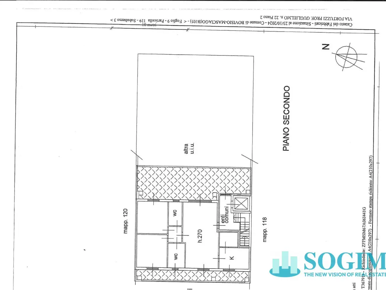Capannone in Via Fortuzzi 22, Bovisio-Masciago, {3} - Planimetria 1