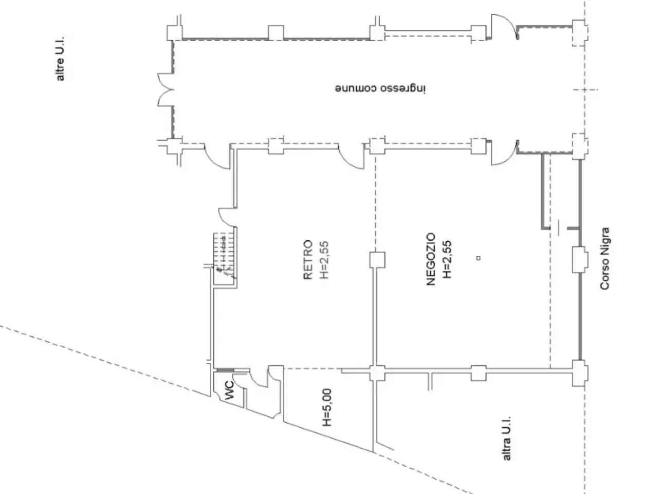 Capannone in Corso Costantino Nigra 90, Ivrea, {3} - Planimetria 1