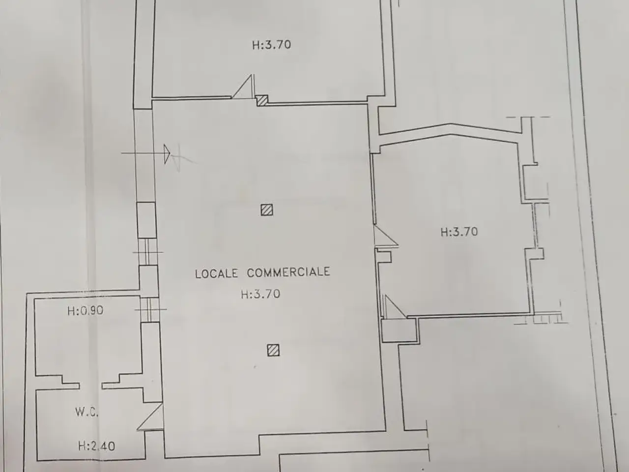 Negozio in Via Virgilio, Albano Laziale, {3} - Planimetria 1