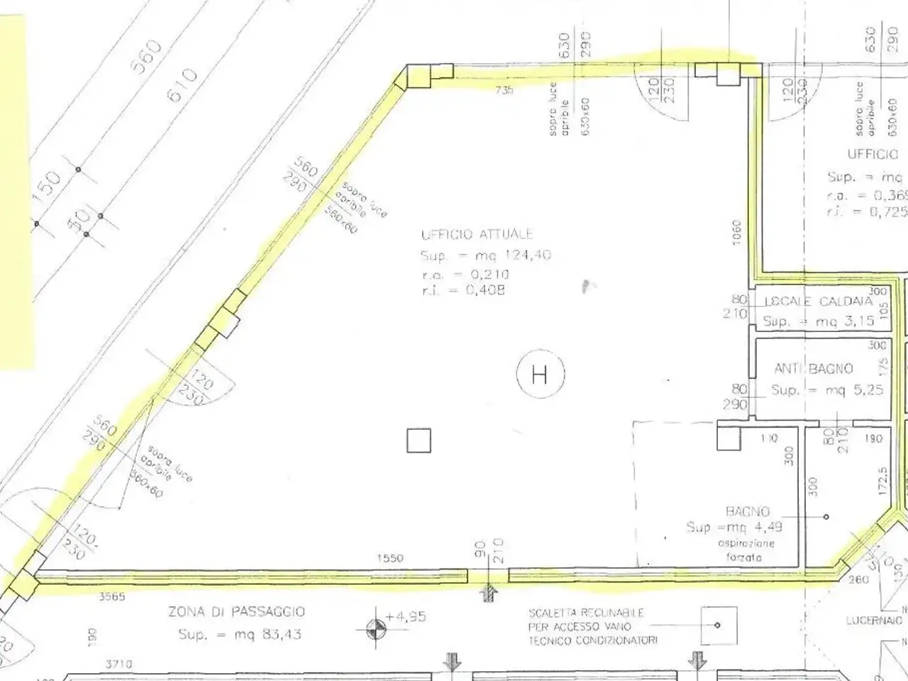 Ufficio in Viale Europa 1, Cazzago San Martino, {3} - Planimetria 1