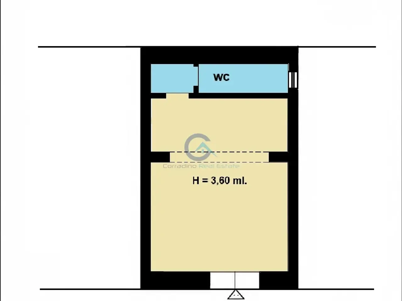 Negozio in Via Zara 3, Catanzaro, {3} - Planimetria 1