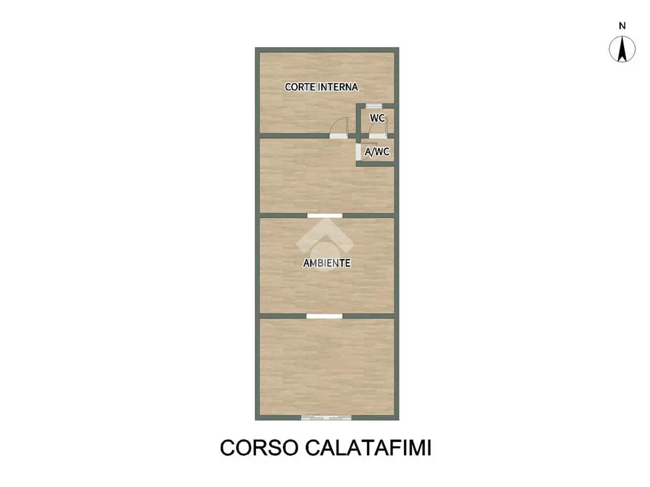 Negozio in Corso Calatafimi 305, Palermo, {3} - Planimetria 1